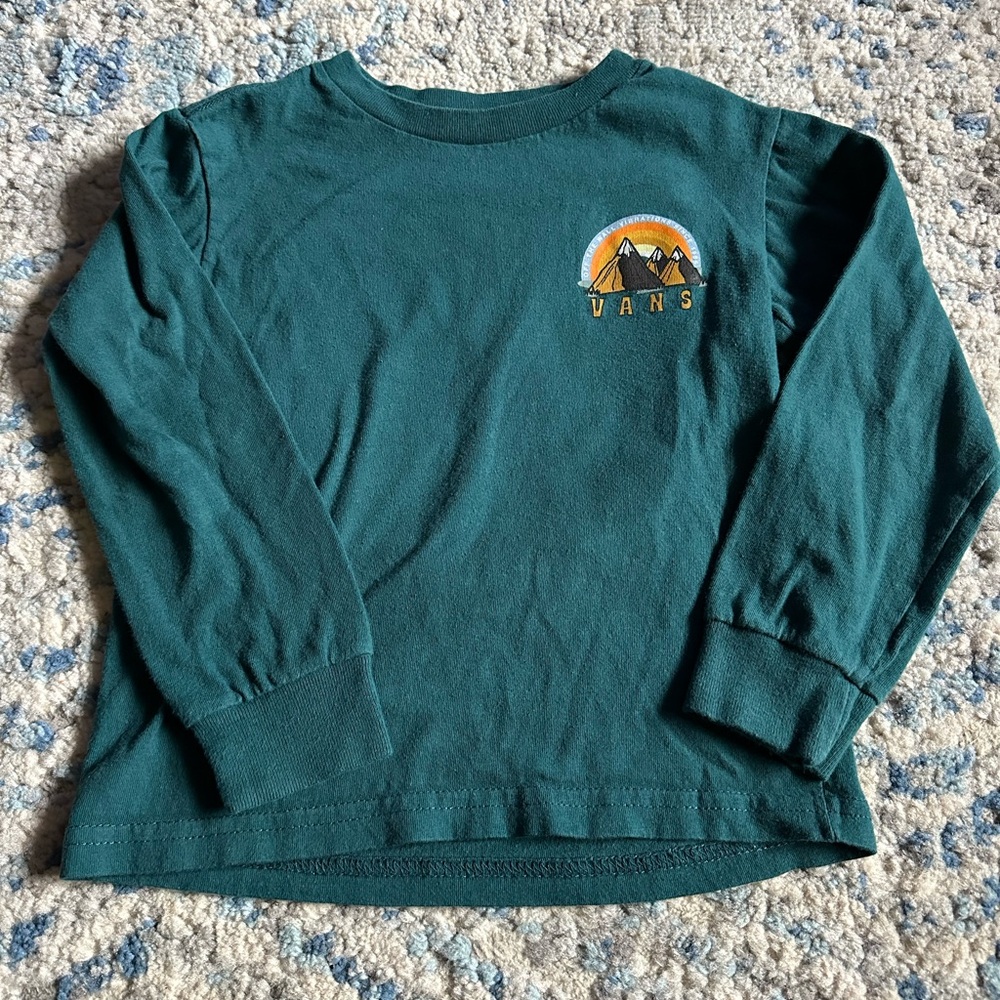 Vans camping long sleeve tee. Size 2T.